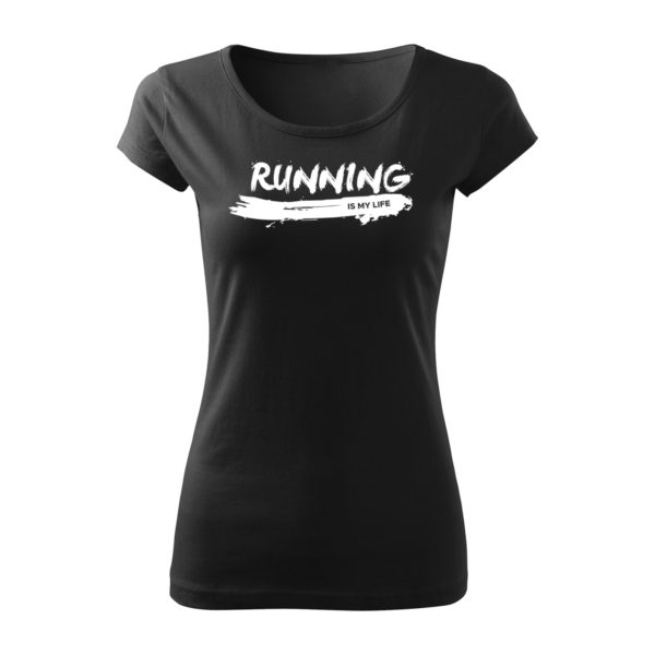 Bežecké tričko - Running is my life_ - Image 2